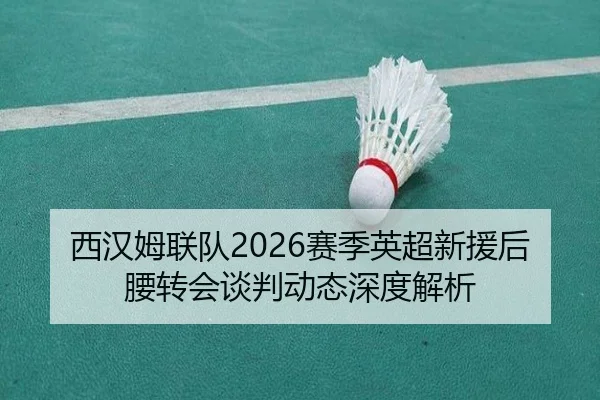 西汉姆联队2026赛季英超新援后腰转会谈判动态深度解析